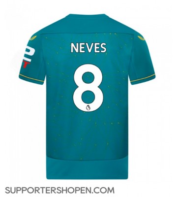 Wolves Ruben Neves #8 Borta Matchtröja 2022-23 Kortärmad